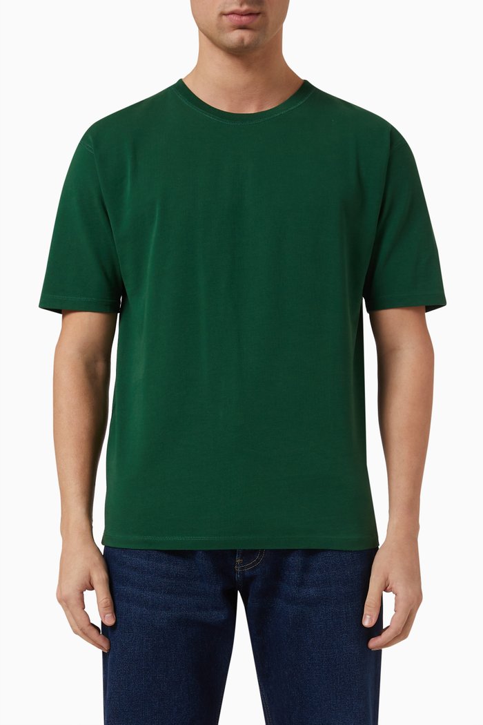 

Hiking T-shirt in Cotton Jersey, Green
