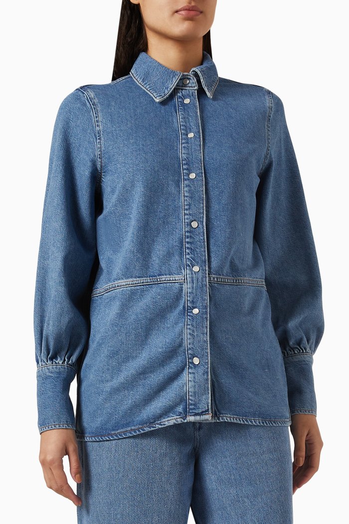 

Future Shirt in Denim, Blue