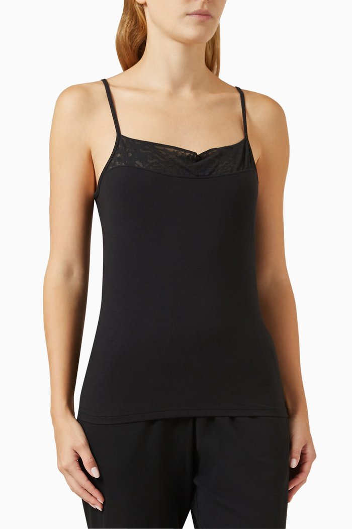 

Intrinsic Camisole Pyjama Top, Black