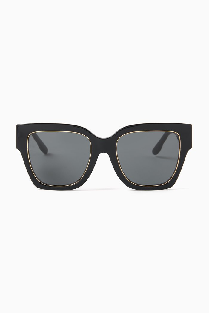 

Kira Sunglasses in Acetate, Black