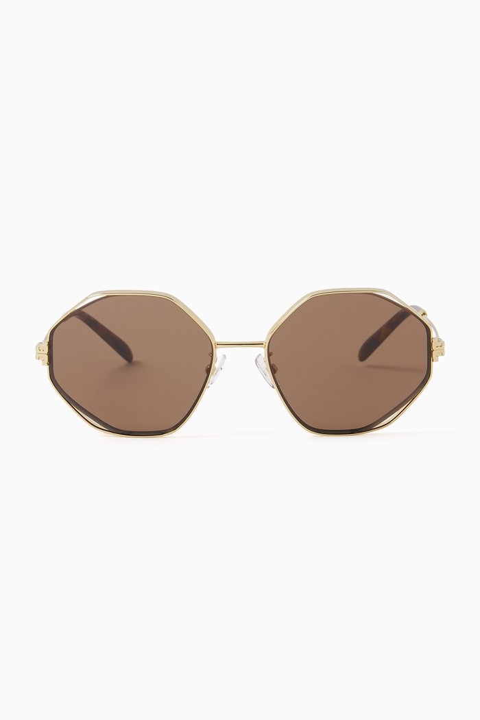 

Eleanore Sunglasses in Metal, Gold
