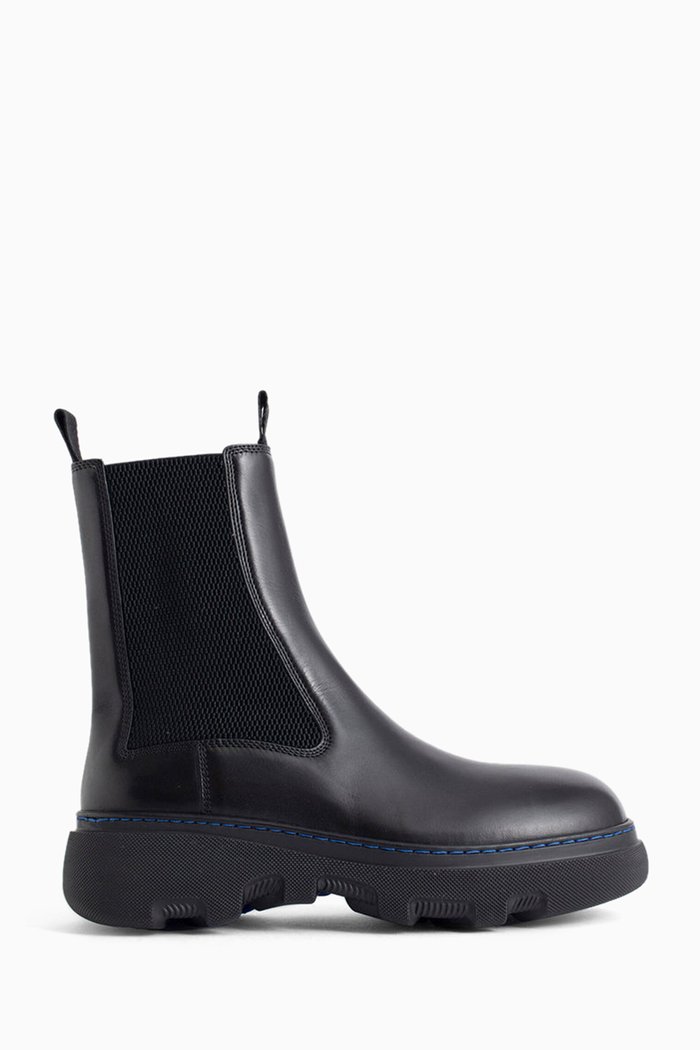 

Creeper Chelsea Boots in Leather, Black
