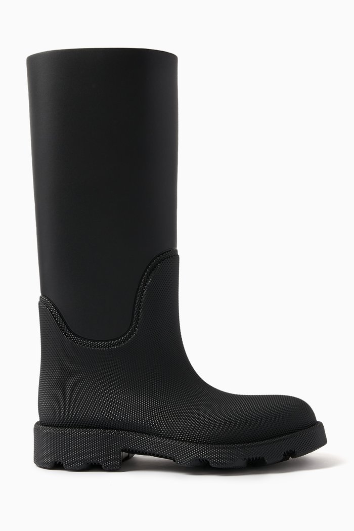 

Marsh High Boots in Rubber, Black