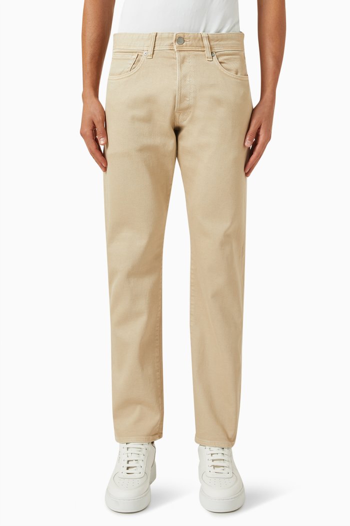 

196 Light-wash Straight-leg Jeans in Denim, Neutral
