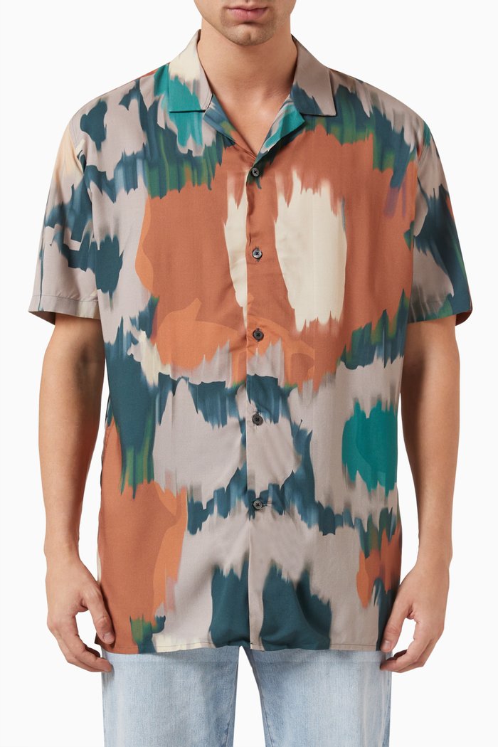 

Rajesh Printed Shirt in Ecovero™, Multicolour