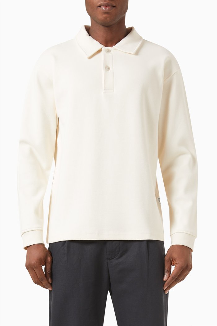 

Dap Polo Shirt in Organic Cotton-knit, Neutral