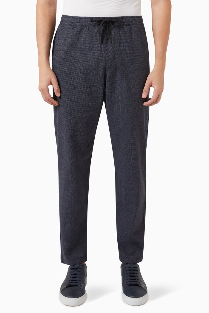

Fred Tapered Pants in Organic Cotton-blend, Blue