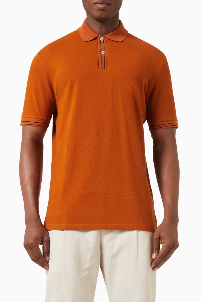 

Freddy Polo Shirt in Cotton-piqué, Orange