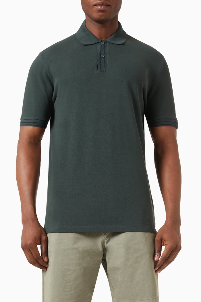 

Freddy Polo Shirt in Cotton-piqué, Green