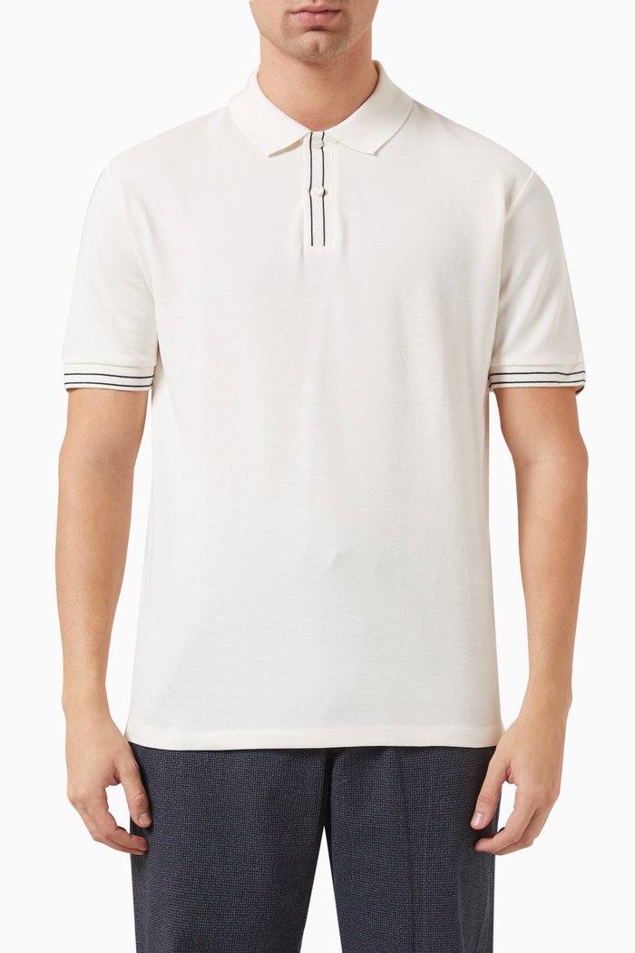

Freddy Polo Shirt in Cotton-piqué, White