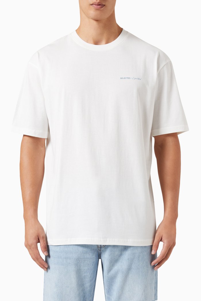 

Logo T-shirt in Cotton Jersey, White