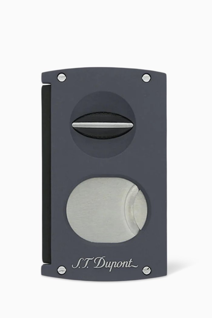 

Matte Double-blade Cigar Cutter in Metal, Black