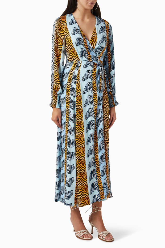 

Ziggi Midaxi Wrap Dress, Multicolour