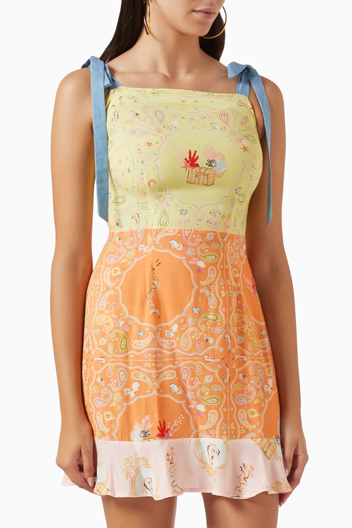 

Sealife Mykonos Mini Dress, Multicolour