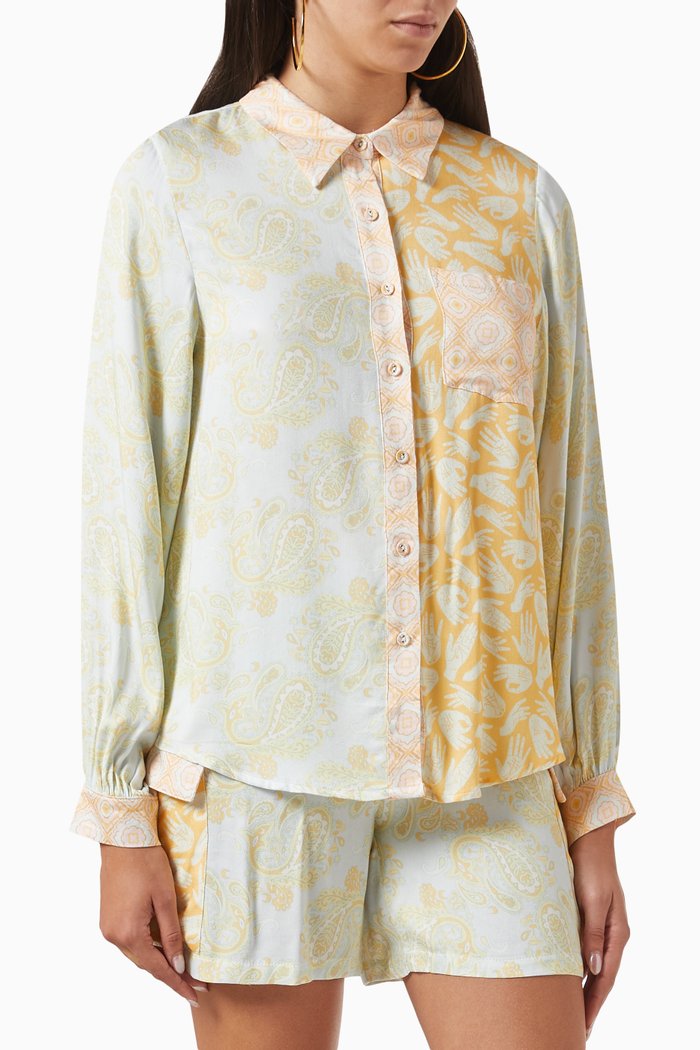 

Pastel Gabbie Shirt, Blue