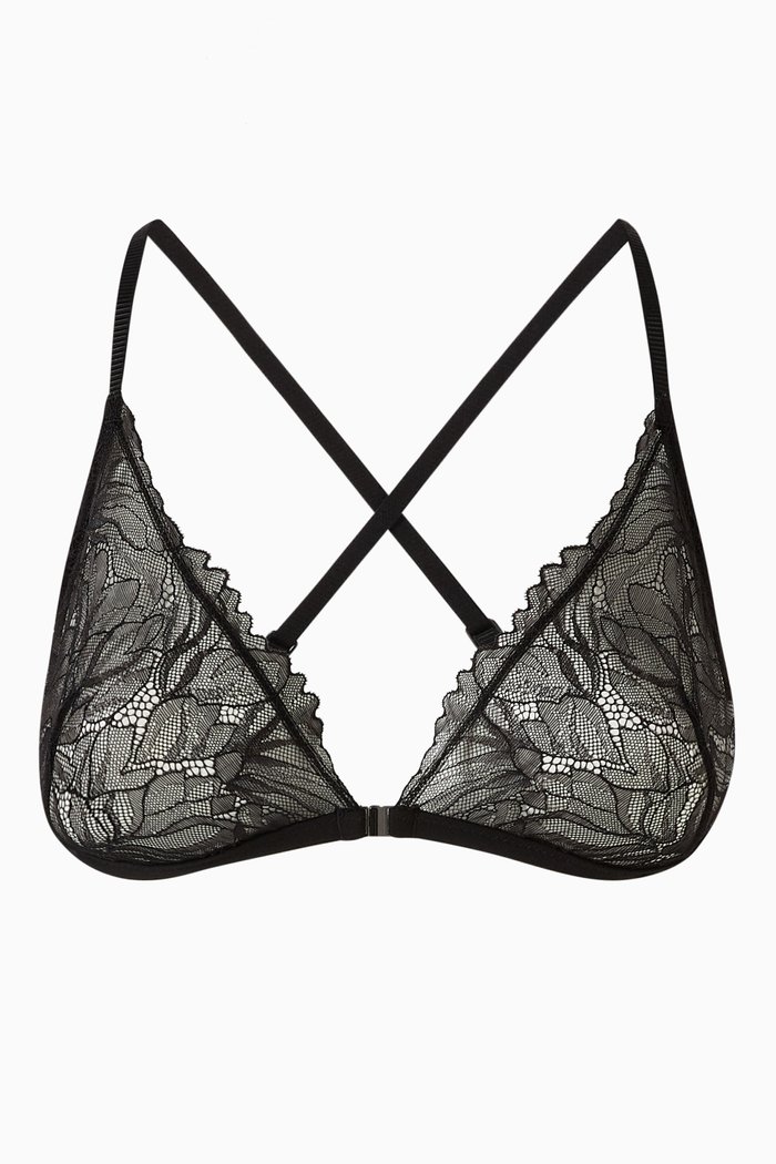 

Triangle Bra in Lace, Black