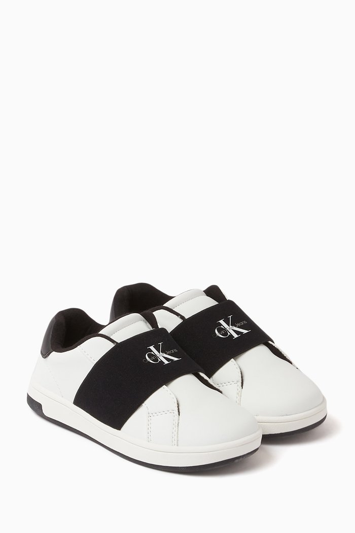 

Logo Sneakers in Recycled Faux Leather, White