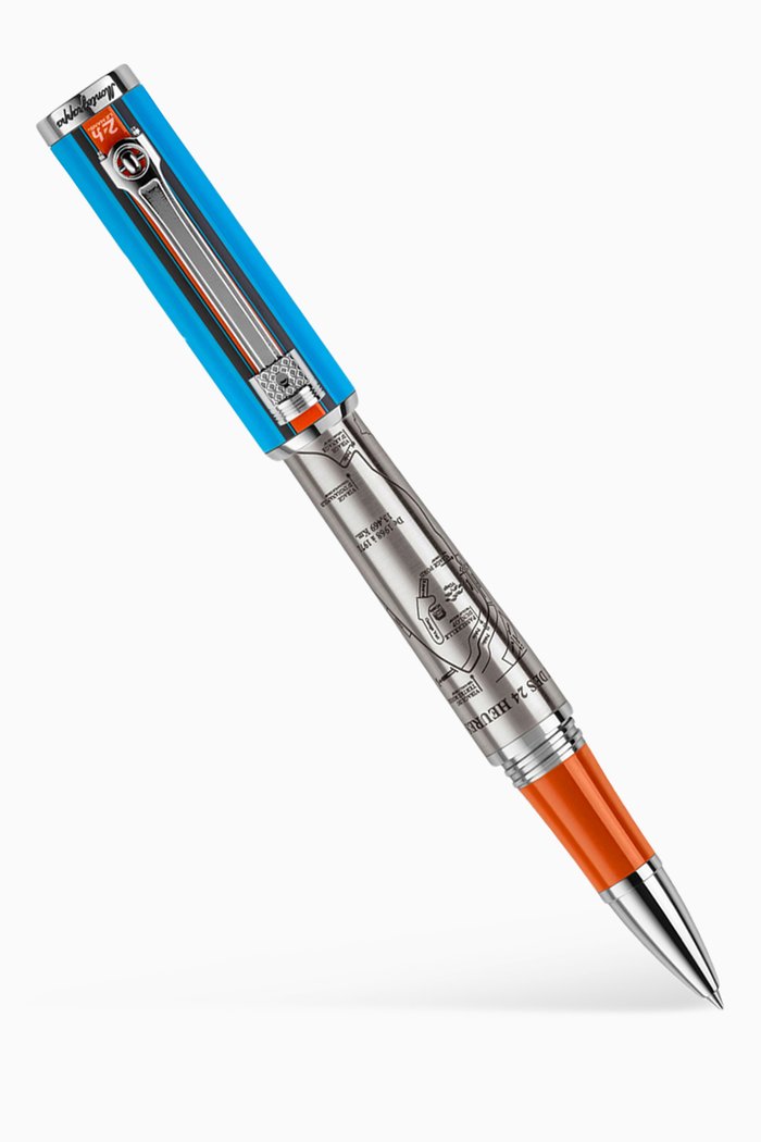 

24H Le Mans Endurance Rollerball Pen in Stainless Steel, Multicolour