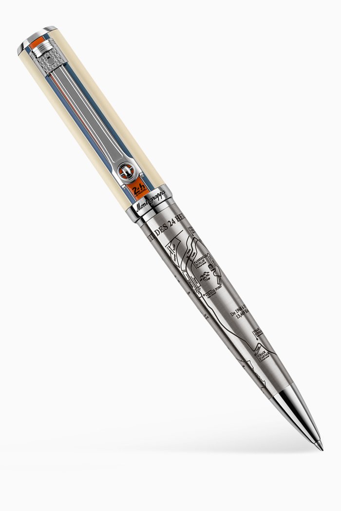 

24h Le Mans Open Edition Ballpoint Pen in Stainless Steel, Multicolour