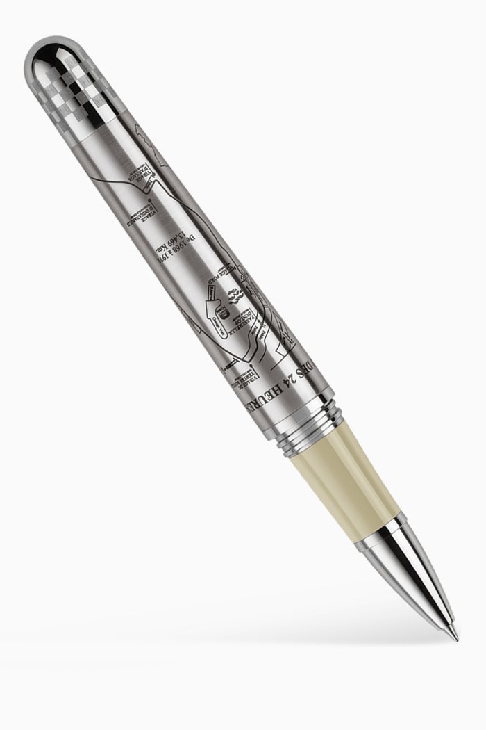 

24H Le Mans Open Legend Rollerball Pen in Resin & Stainless Steel, Multicolour