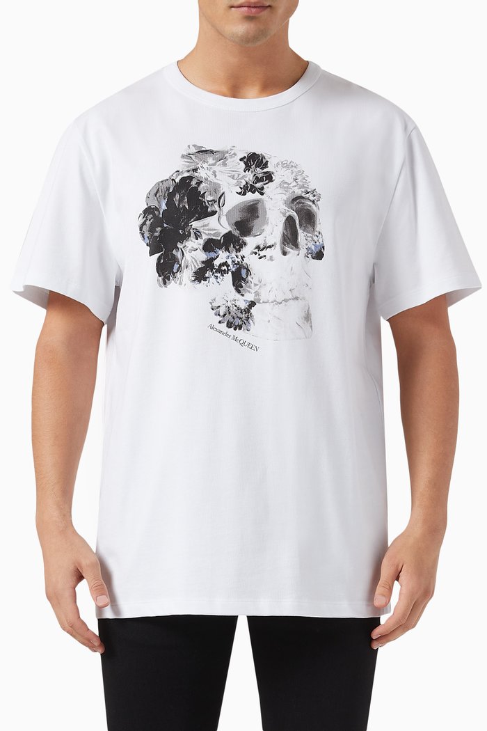 

Fold Skull T-shirt in Organic Cotton-jersey, Multicolour
