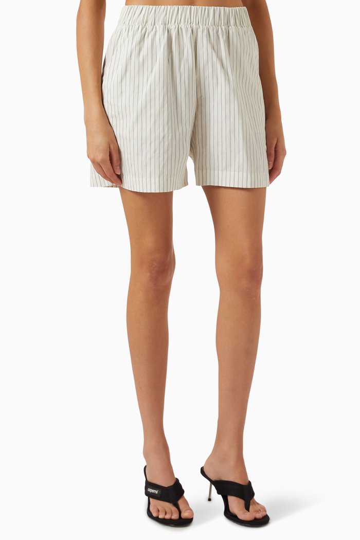 

Ren Striped Shorts in Cotton, Multicolour