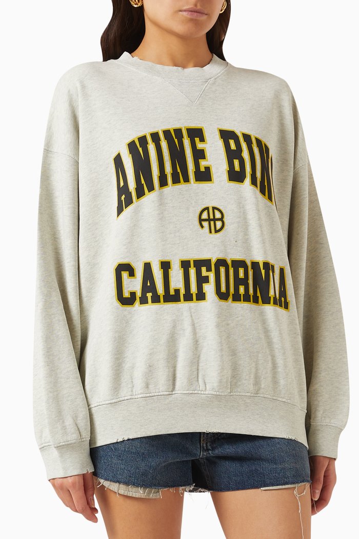 

Jaci Sweatshirt in Organic Cotton, Grey