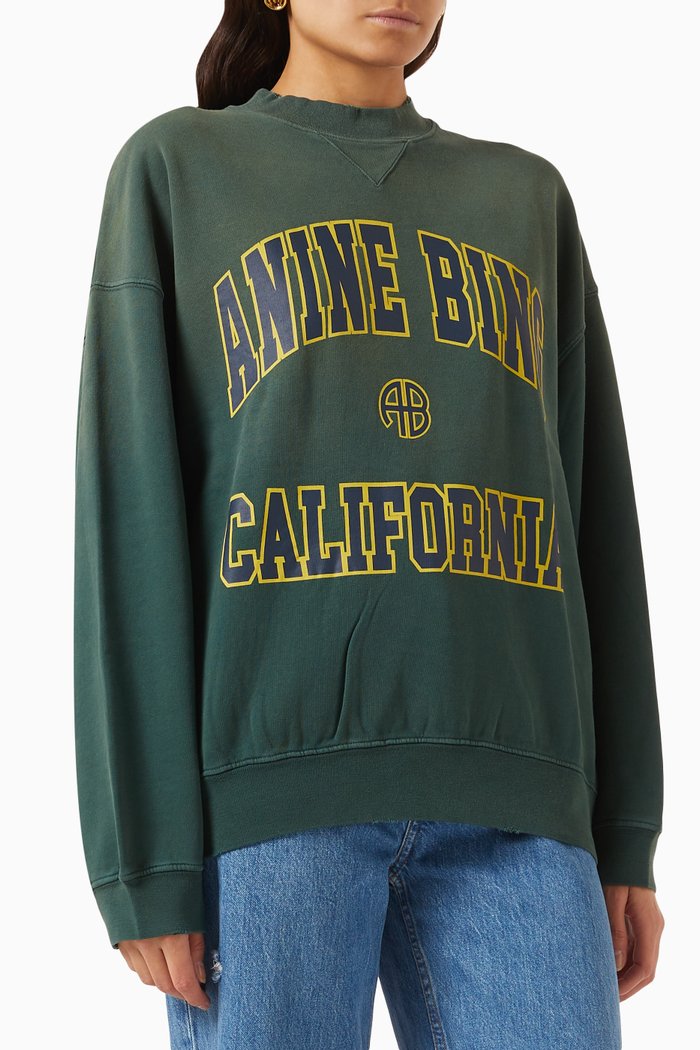 

Jaci Sweatshirt in Organic Cotton, Green