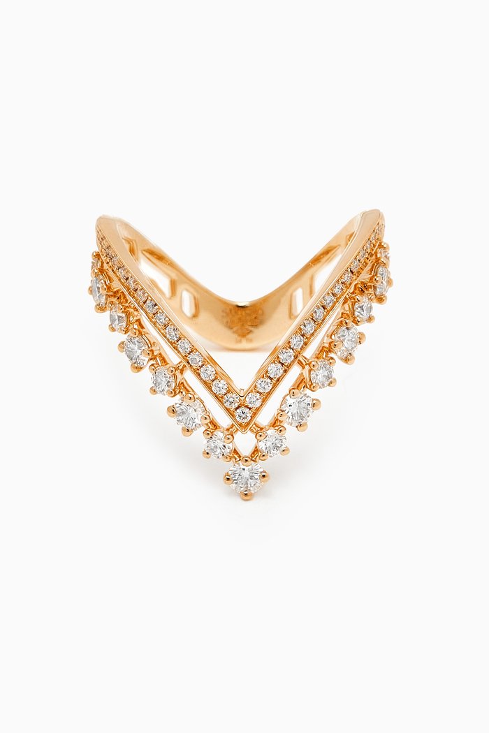

Stella Diamond Ring in 18kt Rose Gold