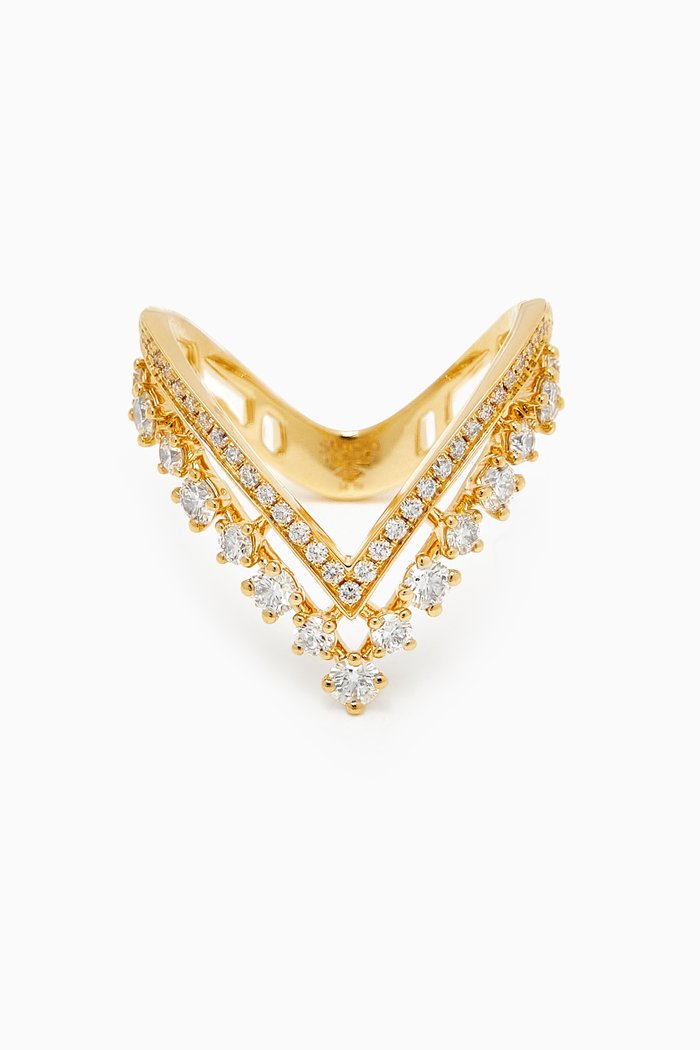 

Stella Diamond Ring in 18kt Yellow Gold