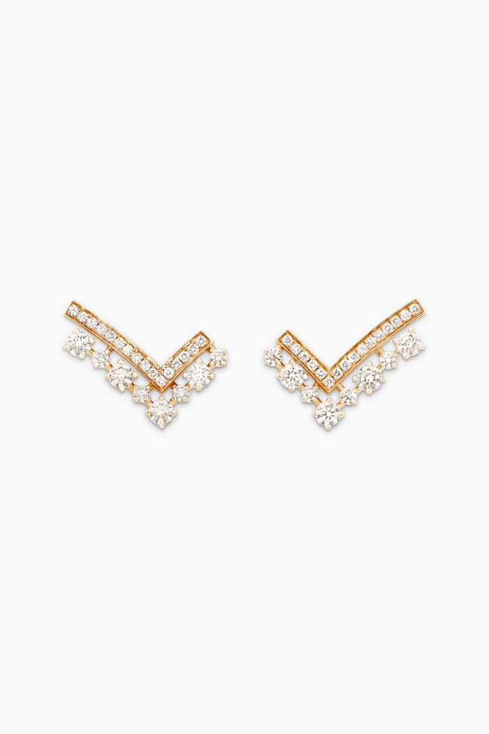 

Stella Diamond Earrings in 18kt Rose Gold