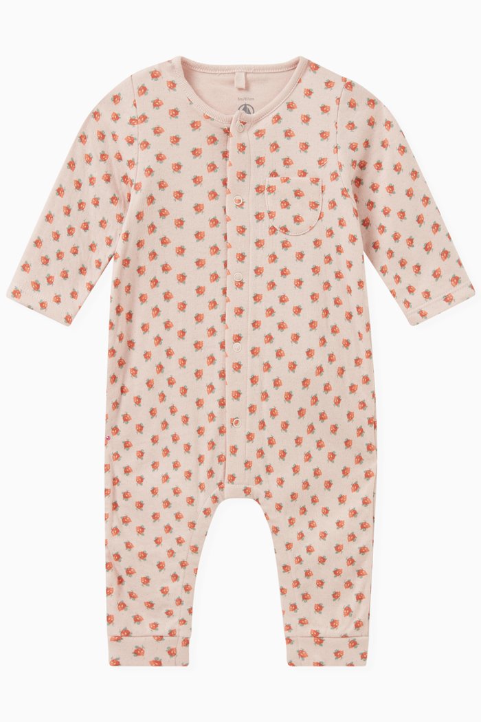

Floral-motif Jumpsuit in Cotton, Multicolour