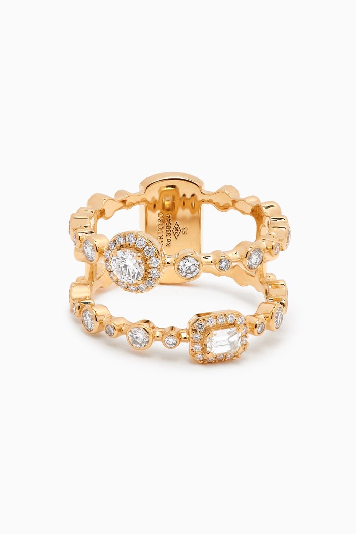

Happy Forever Diamond Ring in 18kt Yellow Gold