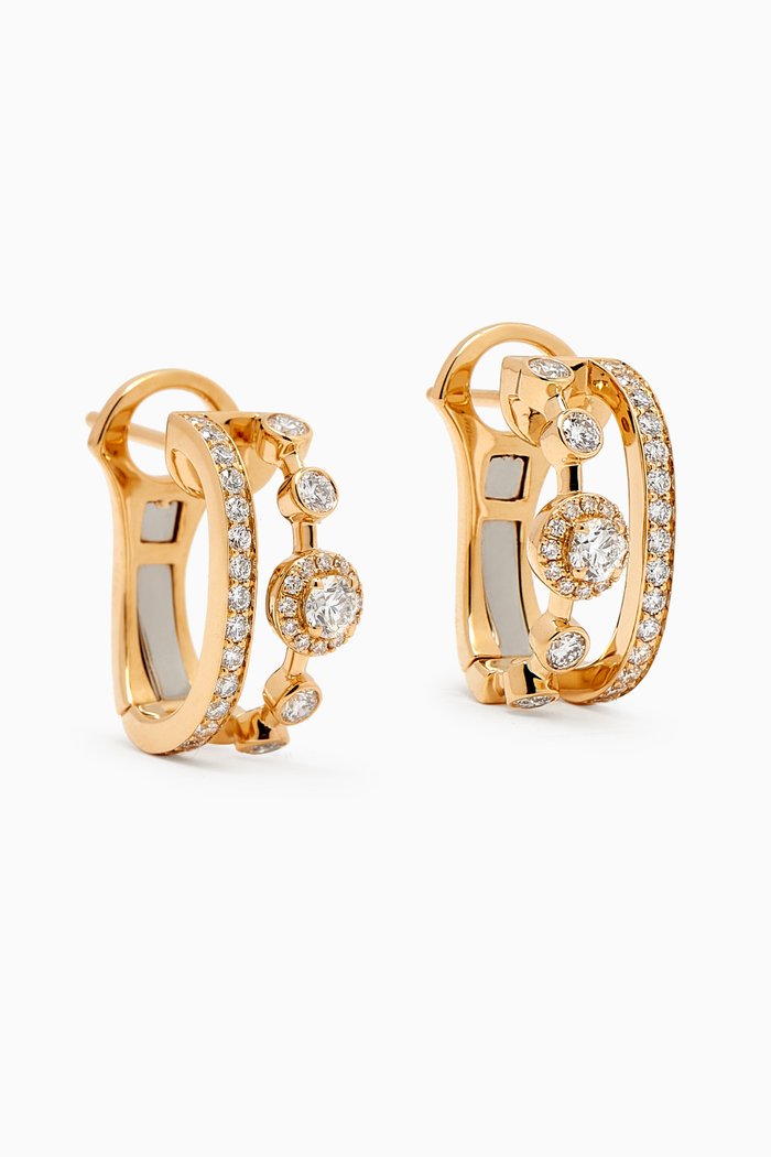 

Happy Forever Diamond Earrings in 18kt Yellow Gold