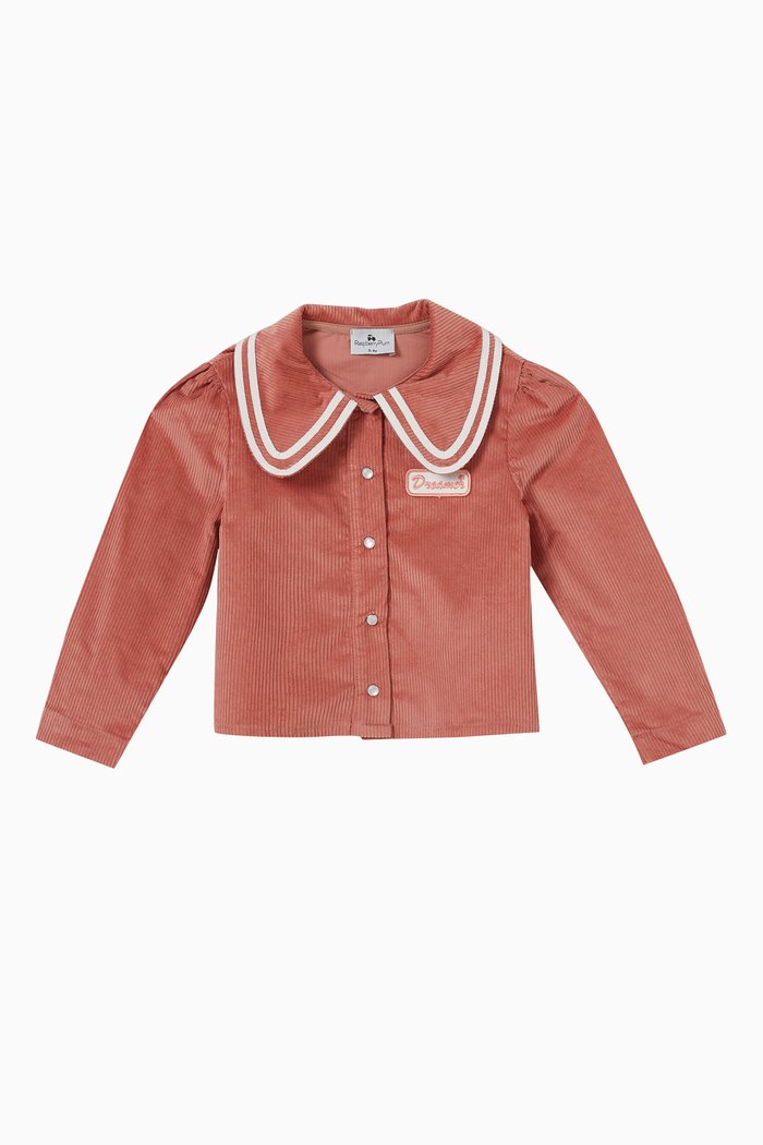

Ophelia Collared Blouse in Corduroy, Multicolour