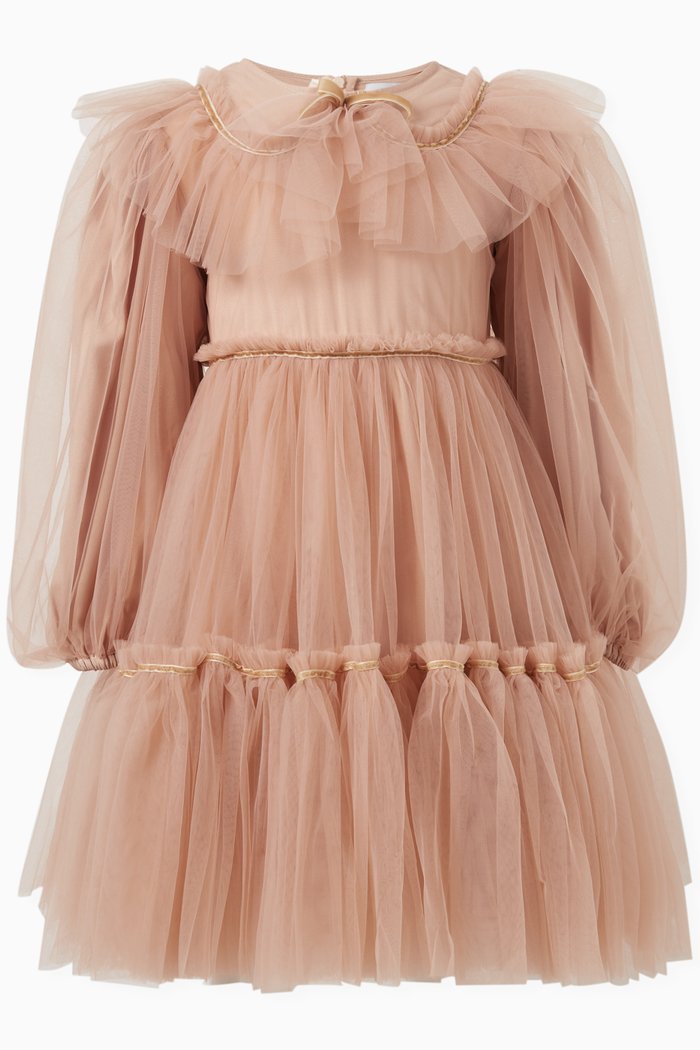 

Dorothea Dress in Tulle, Gold