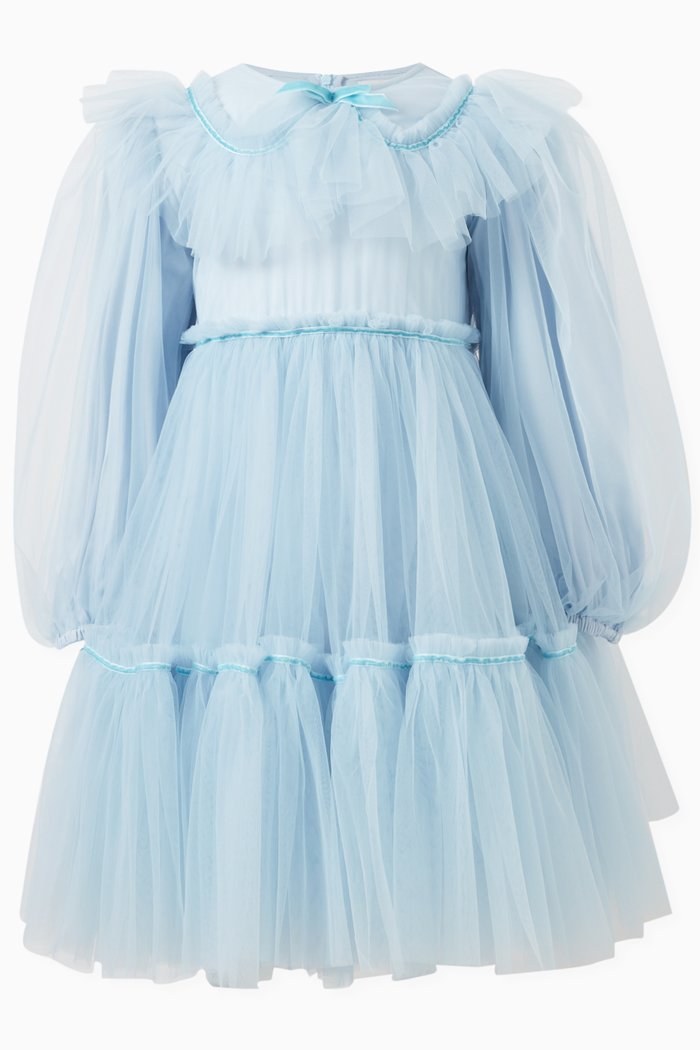 

Dorothea Dress in Tulle, Blue