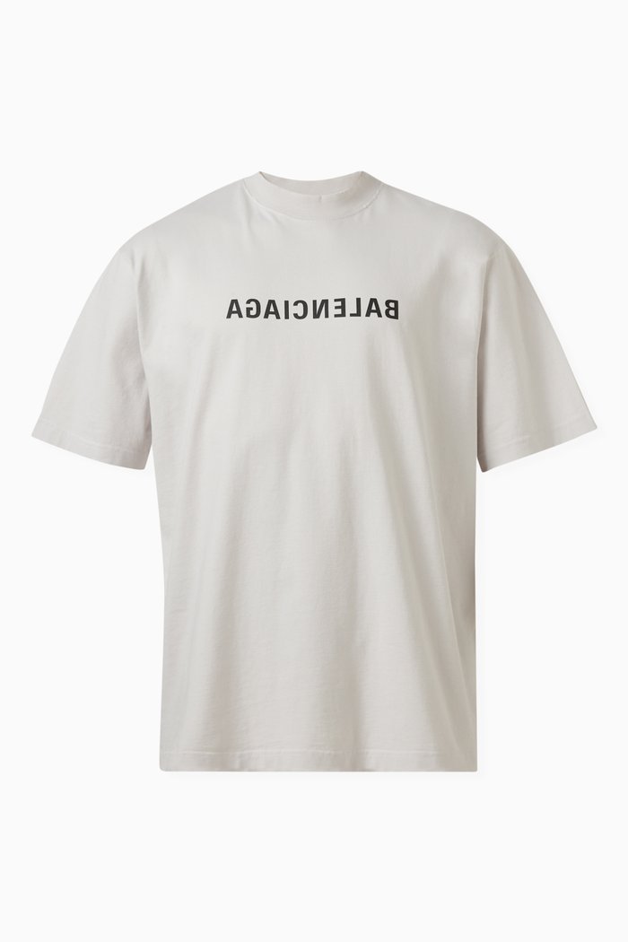 

Logo-print Medium Fit T-shirt in Vintage Jersey, Neutral