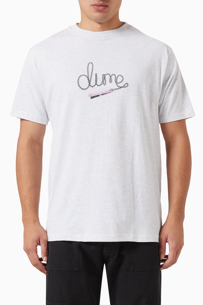 

Iron T-Shirt in Cotton Jersey, Grey