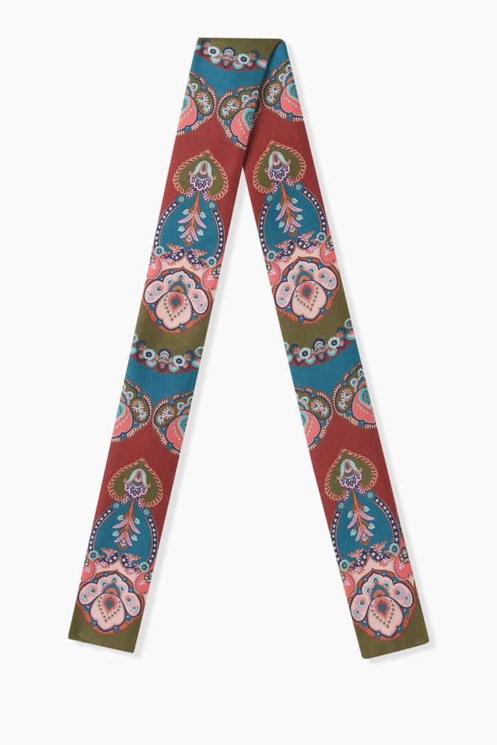 

Romantic Panarea Neck Scarf in Silk, Multicolour