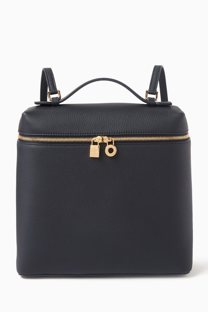 

Extra Pocket Backpack in Calfskin, Blue