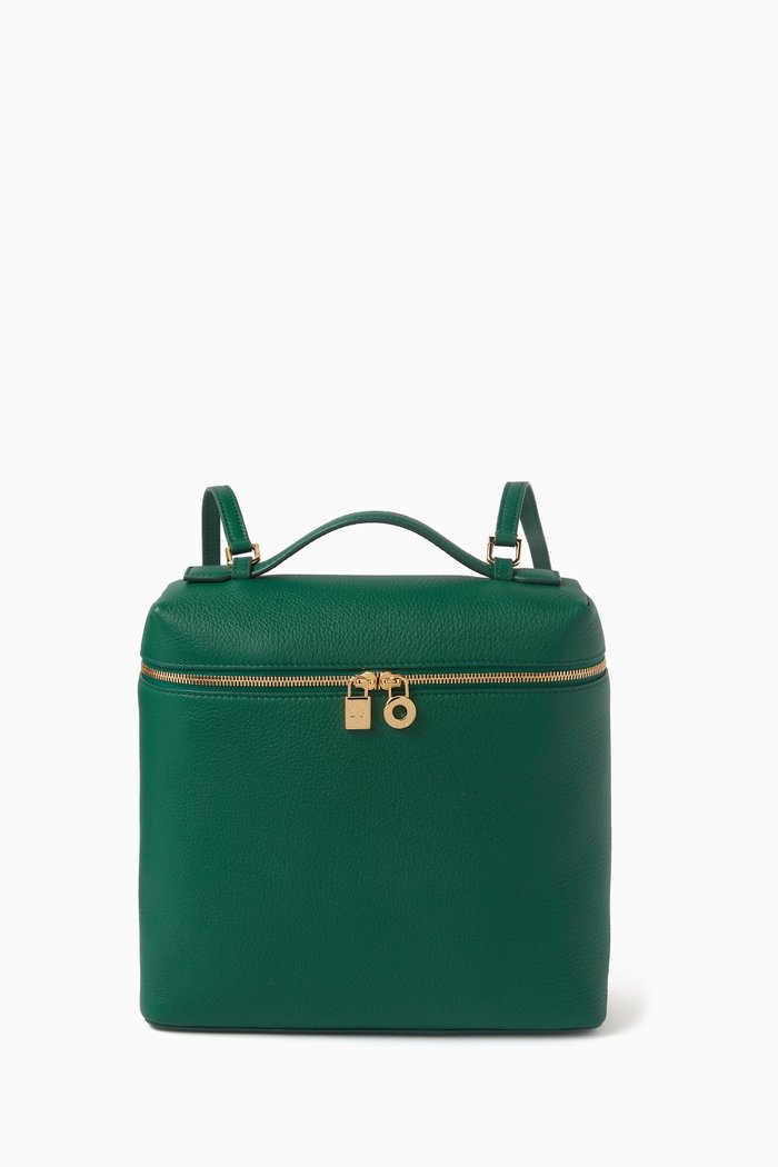 

Extra Pocket Backpack in Calfskin, Green