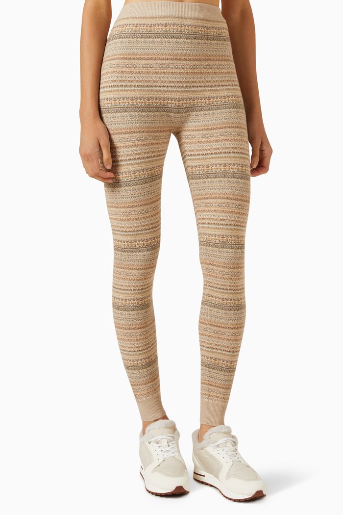 

Broome Leggings in Virgin Wool, Multicolour