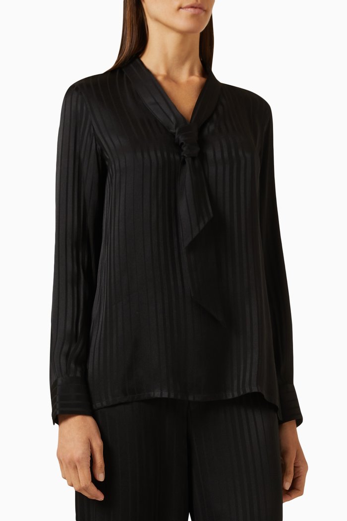 

Kya Shirt in Silk, Black