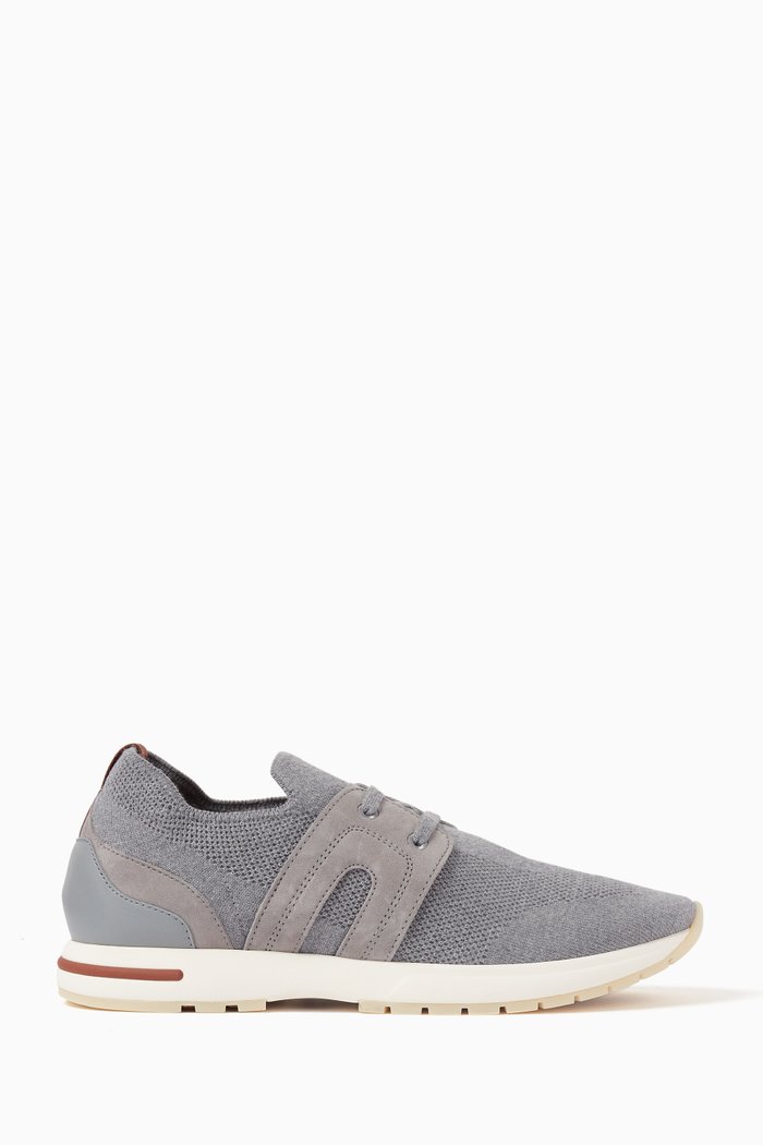 

360 LP Lady Flexy Walk Sneakers in Wish® Virgin Wool, Grey
