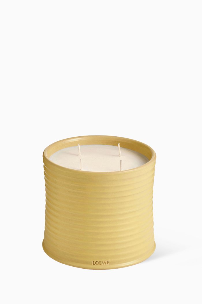 Large Honeysuckle Scented Candle, 2120g, Colourless
