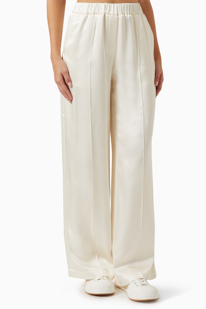 

Pyjama Pants in Silk, White
