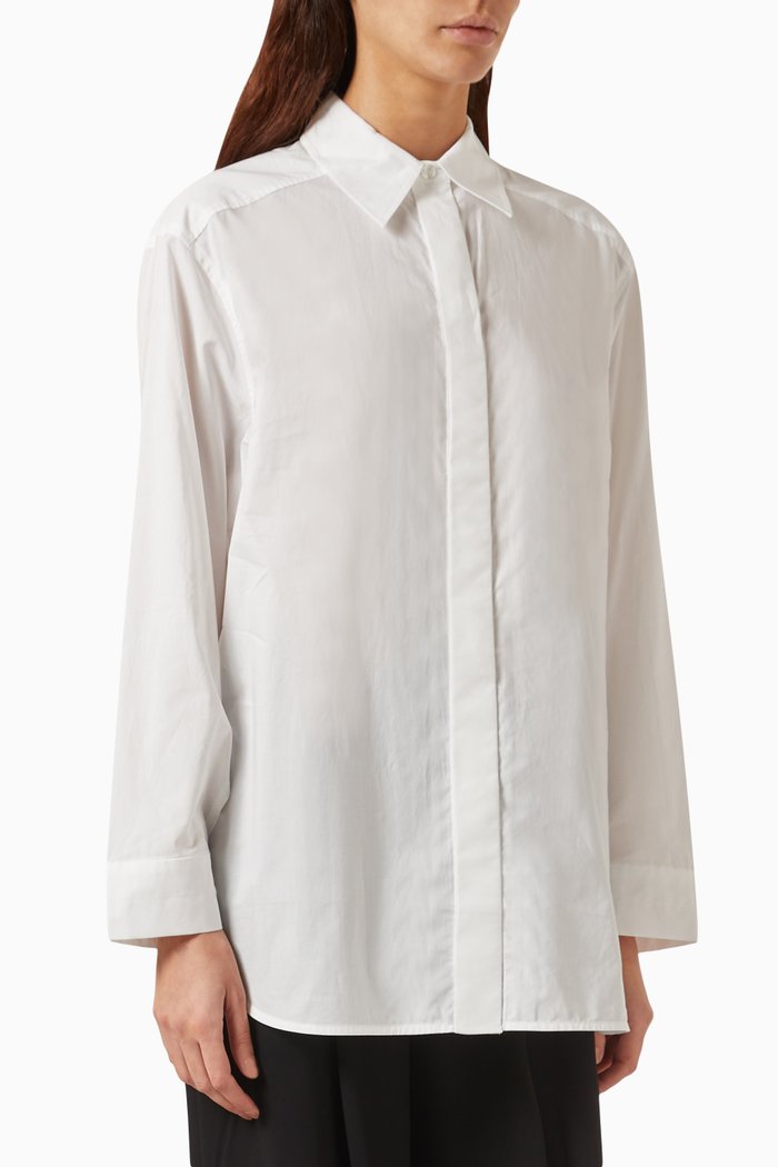 

Addison Shirt in Cotton, White