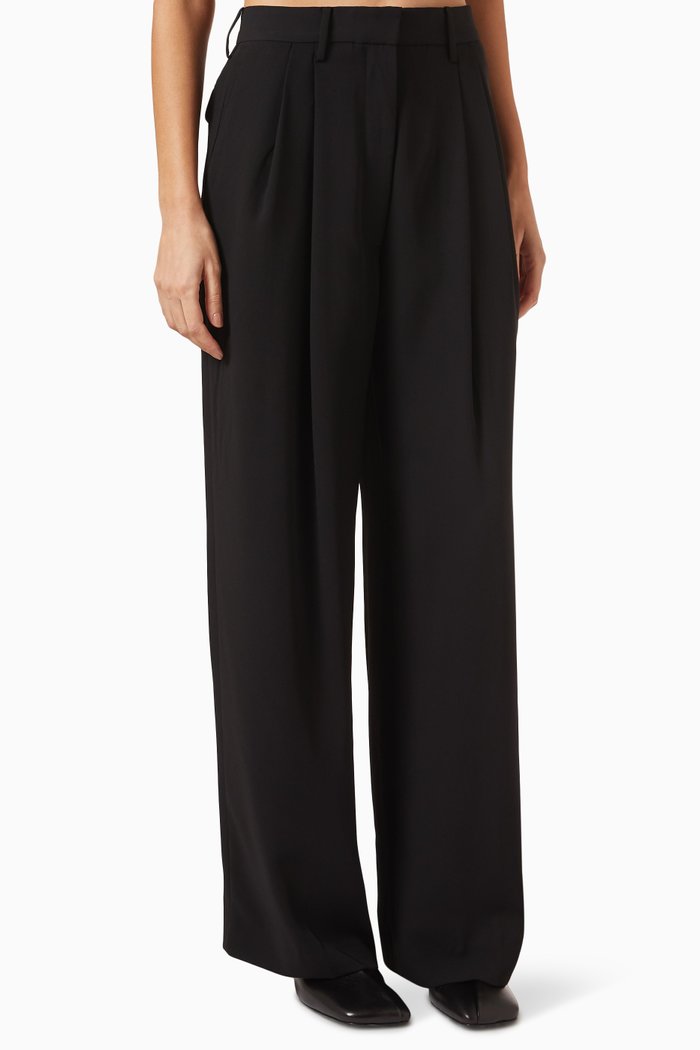 

Enzo Pants in Gabardine, Black