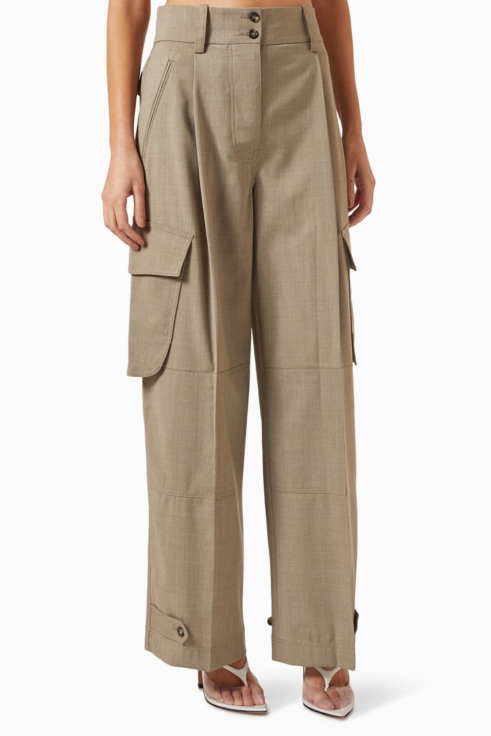 

Lance Pants in Wool Blend, Brown